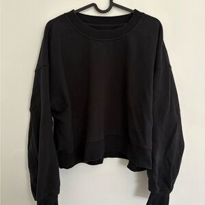lululemon athletica Black Pullover with Subtle Logo